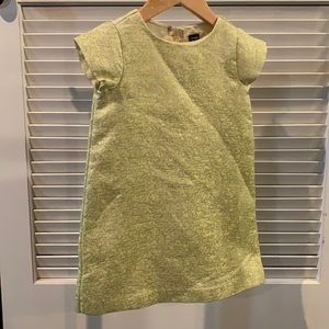 Lime Green and Gold Dress